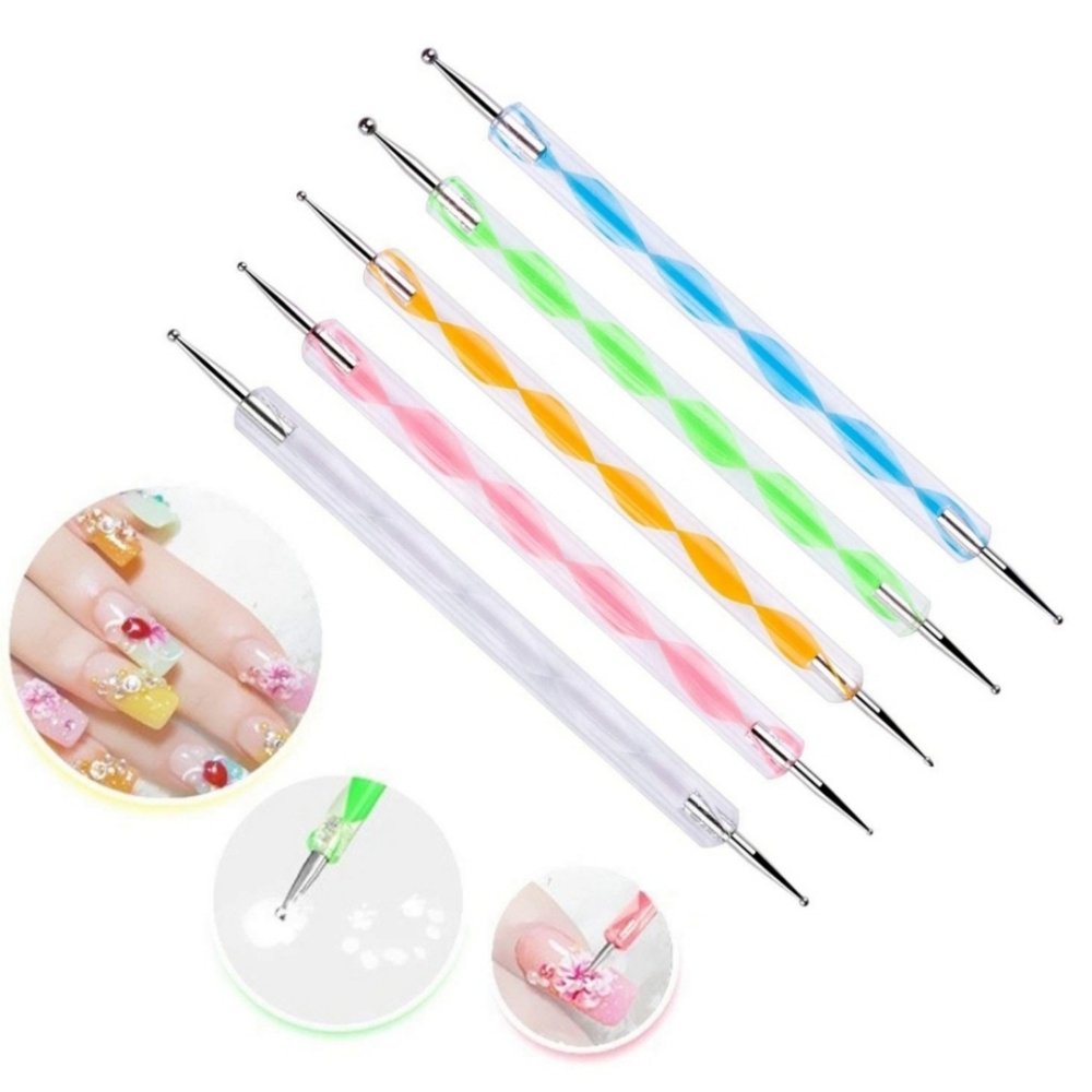 5 count Nail Art Dotting Pens